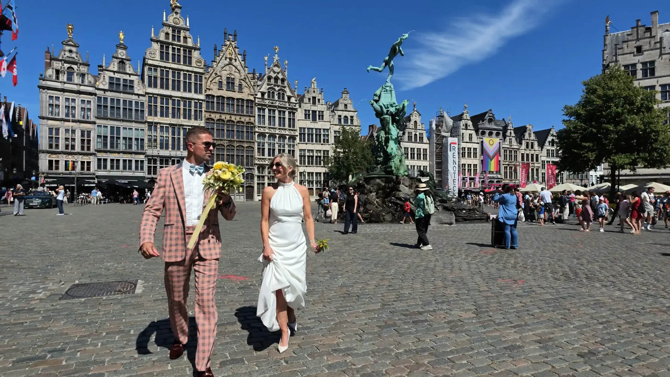 Trouwvideo van Indra & Dave in Antwerpen